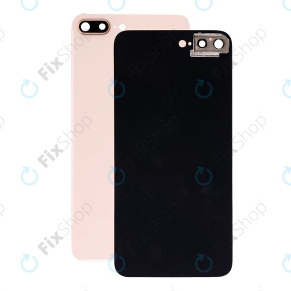 Apple iPhone 8 Plus - Hátsó Ház Üveg Kamera Tartóval (Gold)