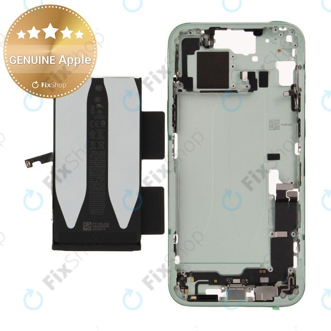 Középső keret akkumulátorral | iPhone 15 Plus | Green | ZD076-00678 | Genuine Apple