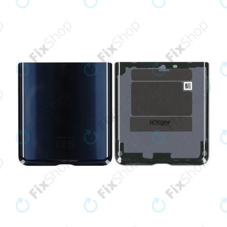 Samsung Galaxy Z Flip F700N - Akkumulátor Fedőlap Alsó (Mirror Black) - GH82-22204A Genuine Service Pack