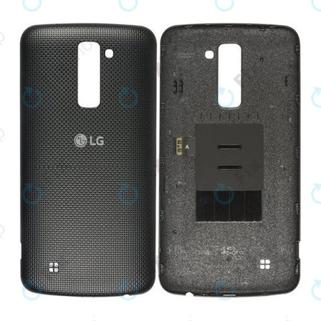 LG K10 K420N - Akkumulátor Fedőlap (Black) - ACQ89015001 Genuine Service Pack