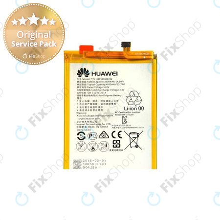 Huawei Mate 8 - Akkumulátor HB396693ECW 4000mAh - 24021885 Genuine Service Pack