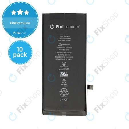 Apple iPhone XR - Akkumulátor 2942mAh FixPremium (10 Pack)
