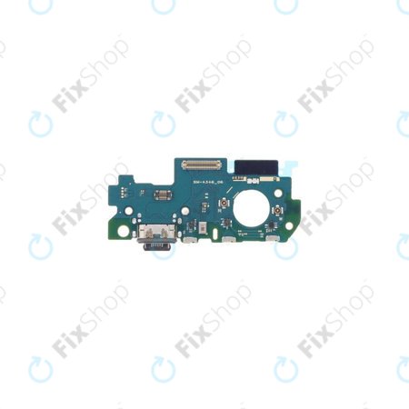 Samsung Galaxy A34 5G A346B - Töltő Csatlakozó + PCB Alaplap - GH96-15817A Genuine Service Pack