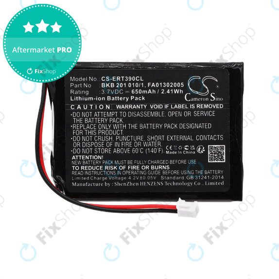 Akkumulátor Ascom, Avaya, Ericsson, Telstra, 650mAh, Li-Ion, 3.7V, FA01302005, HQ