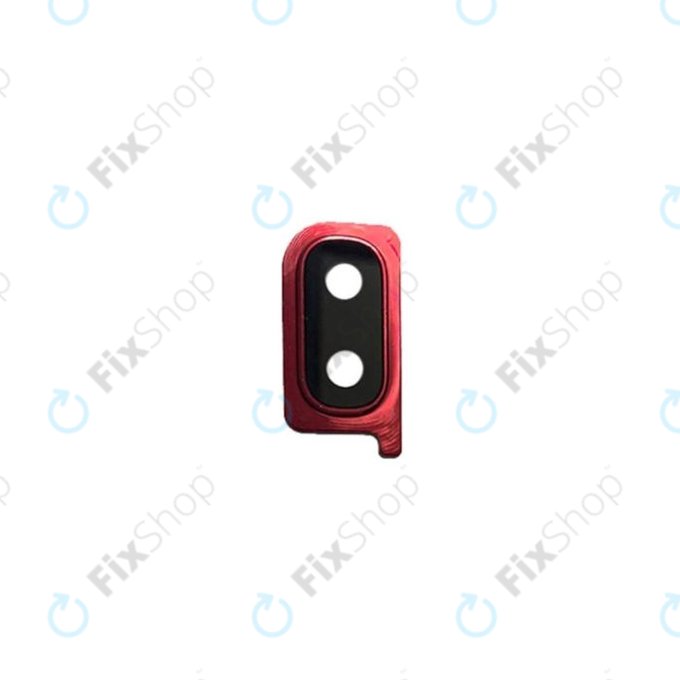 Samsung Galaxy A30 A305F - Hatsó Kamera Lencse Keret (Red)