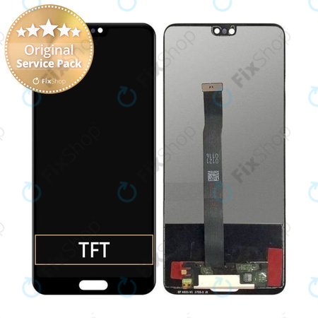 Huawei P20 - LCD Kijelző + Érintőüveg (Black) - 02351WKF Genuine Service Pack