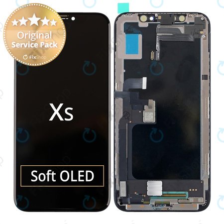 Apple iPhone XS - LCD Kijelző + Érintőüveg + Keret - 661-12943 Genuine Service Pack