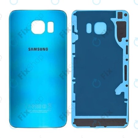 Samsung Galaxy S6 G920F - Akkumulátor Fedőlap (Blue Topaz) - GH82-09548D Genuine Service Pack