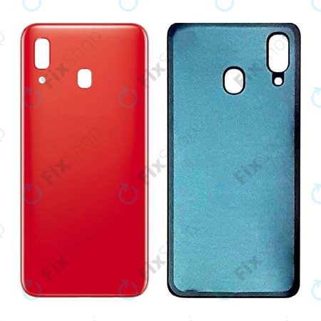 Samsung Galaxy A30 A305F - Akkumulátor Fedőlap (Red)