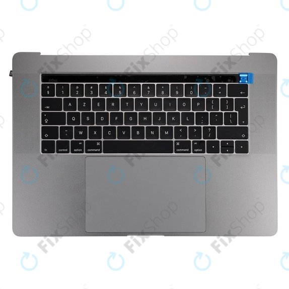 Apple MacBook Pro 15" A1707 (Late 2016 - Mid 2017) - Felső Billentyűzet Keret + Billentyűzet UK + Mikrofon + Trackpad + Hangszórók (Space Gray)