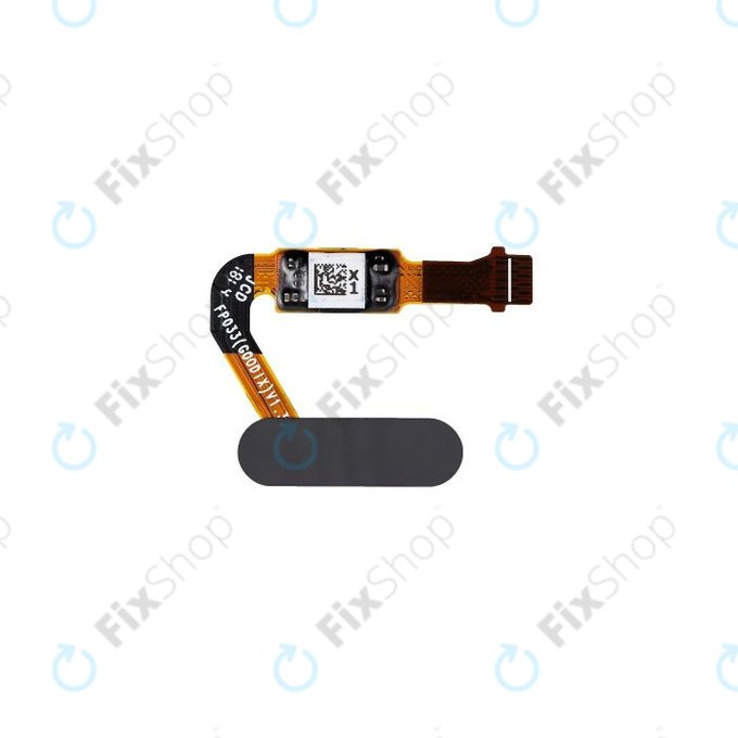 Huawei P20, Huawei P20 Pro - Home/ Kezdőlap Gomb + Flex Kábel (Black)