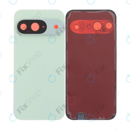 Google Pixel 9 - Akkumulátor Fedőlap Komplett (Wintergreen)
