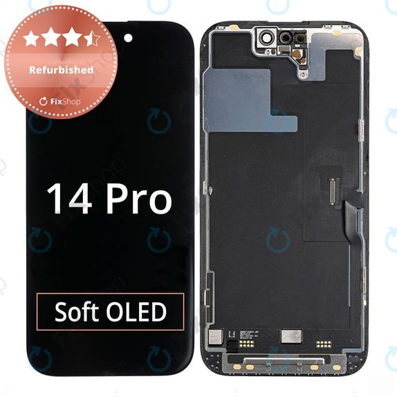 Kijelző iPhone 14 Pro, Érintőüveg kerettel, Refurbished