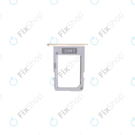 Samsung Galaxy J5 J530F Duos (2017) - SIM Adapter (Gold) - GH64-06463C Genuine Service Pack