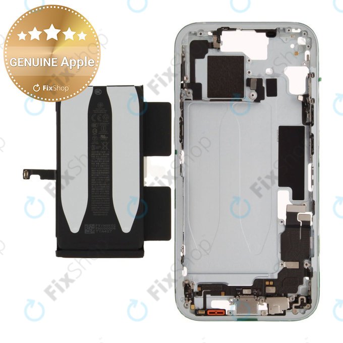 Középső keret akkumulátorral | iPhone 15 | Blue | ZD076-00672 | Genuine Apple