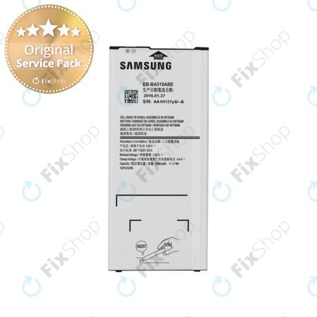 Samsung Galaxy A5 A510F (2016) - Akkumulátor EB-BA510ABE 2900mAh - GH43-04563A, GH43-04563B Genuine Service Pack