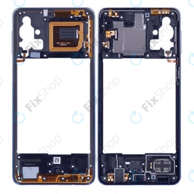 Samsung Galaxy M31s M317F - Középső Keret (Mirage Blue) - GH97-25062B Genuine Service Pack