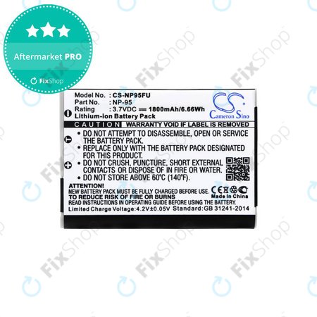 Akkumulátor Fujifilm FinePix F30, Ricoh GXR, 1800mAh, Li-Ion, 3.7V, DB-90, HQ