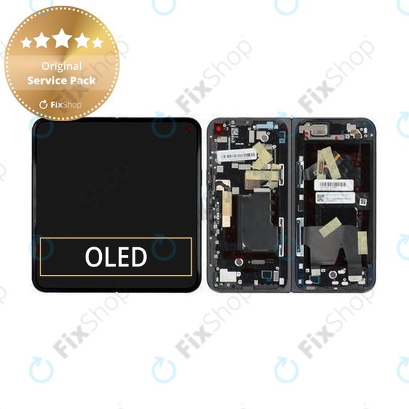 Kijelző Google Pixel 9 Pro Fold, Inner, Obsidian, Érintőüveg keret nélkül, G949-00903-00, Genuine Service Pack