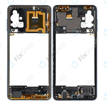 Samsung Galaxy M51 M515F - Középső Keret (Celestial Black) - GH97-25354A Genuine Service Pack