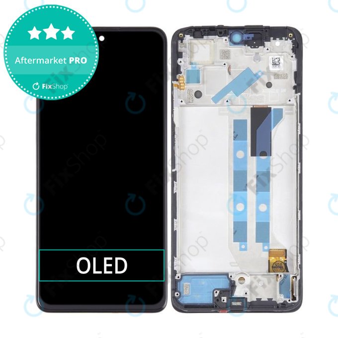 Xiaomi Redmi Note 12 Pro 4G 2209116AG - LCD Kijelző + Érintőüveg + Keret OLED