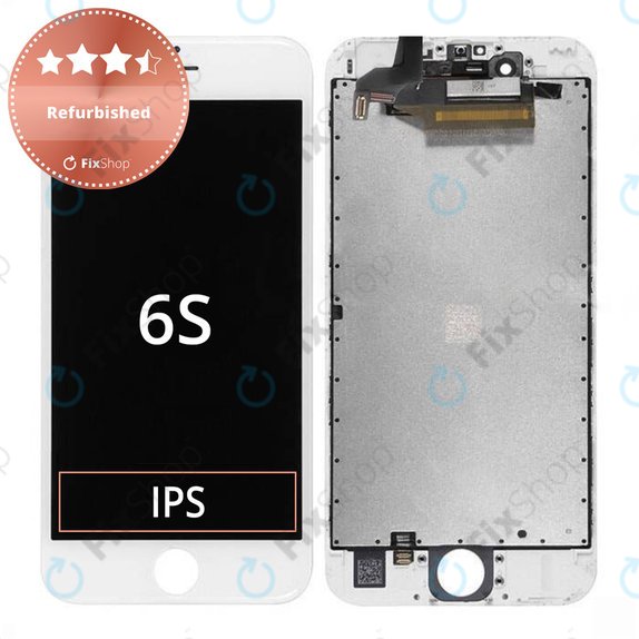 Apple iPhone 6S - LCD Kijelző + Érintőüveg + Keret (White) Refurbished