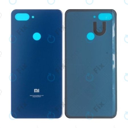 Xiaomi Mi 8 Lite - Akkumulátor Fedőlap (Aurora Blue) - 5540412101A7 Genuine Service Pack