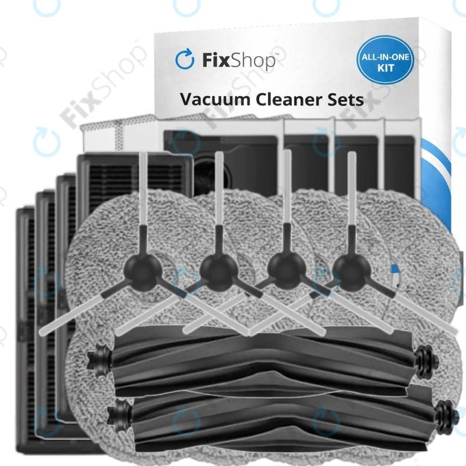 Pótalkatrész készletDreame D20 Ultra (2x Főkefe, 4x Szűrő, 4x Oldalkefe, 8x Felmosórongy, 4x Porzsák)