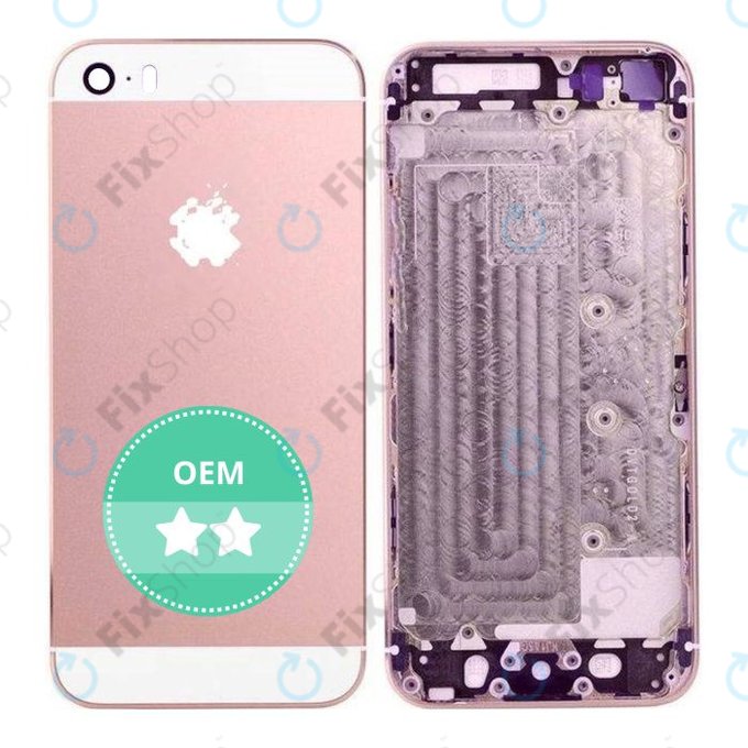Apple iPhone 5S - Hátsó Ház (Rose Gold)