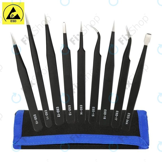 ESD Antisztatikus Csipesz Készlet 9in1