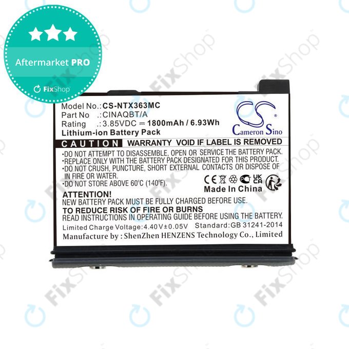 Akkumulátor Insta360 One X3, 1800mAh, Li-Ion, 3.85V, CINAQBT/A, HQ