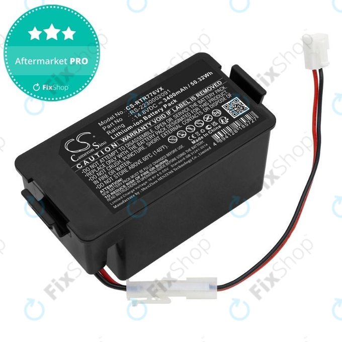Rowenta RR7774, RR7755, Tefal RG7765 - Akkumulátor RS-2230002091 Li-Ion 14.8V 3400mAh HQ