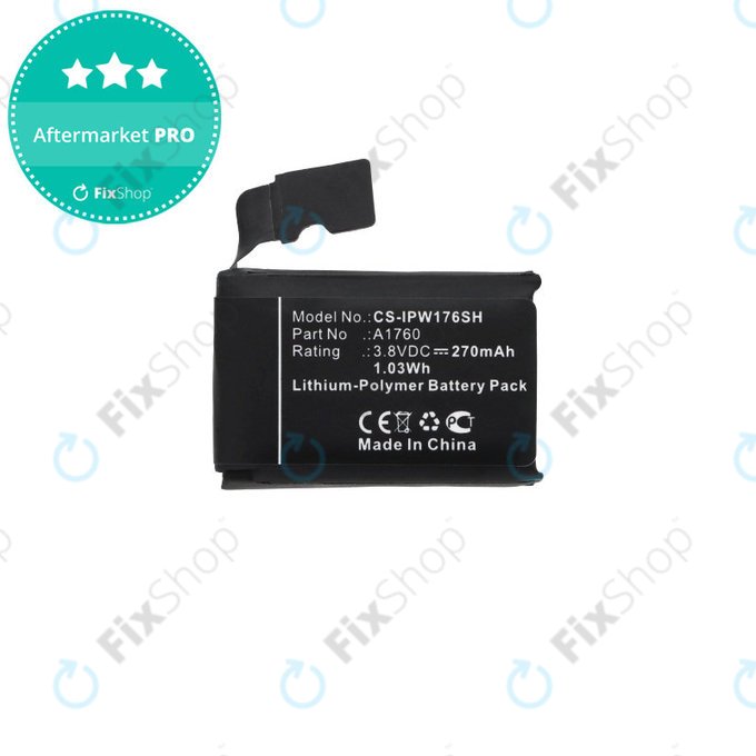 Apple Watch 2 38mm - Akkumulátor A1760 270mAh HQ