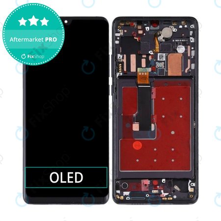 Huawei P30 Pro, P30 Pro 2020 - LCD Kijelző + Érintőüveg + Keret (Black) OLED