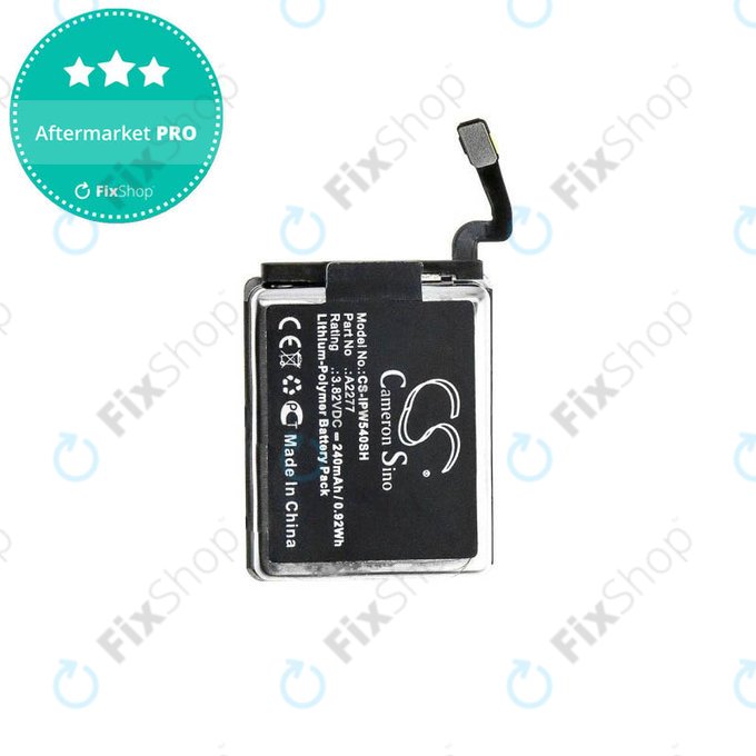 Apple Watch 5 40mm, SE 40mm - Akkumulátor A2277 240mAh HQ