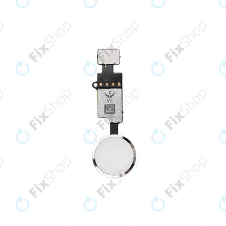 Apple iPhone 8 Plus - Kezdőlap Gomb + Flex Kábelek (Silver)