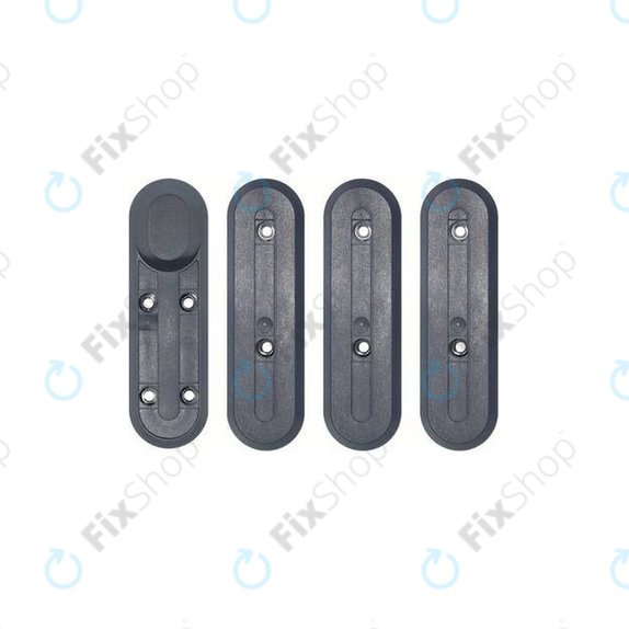 Xiaomi Mi Electric Scooter 1S, 2 M365, Essential, Pro, Pro 2 - Díszítő Első és Hátsó Villa Borítás (Black)