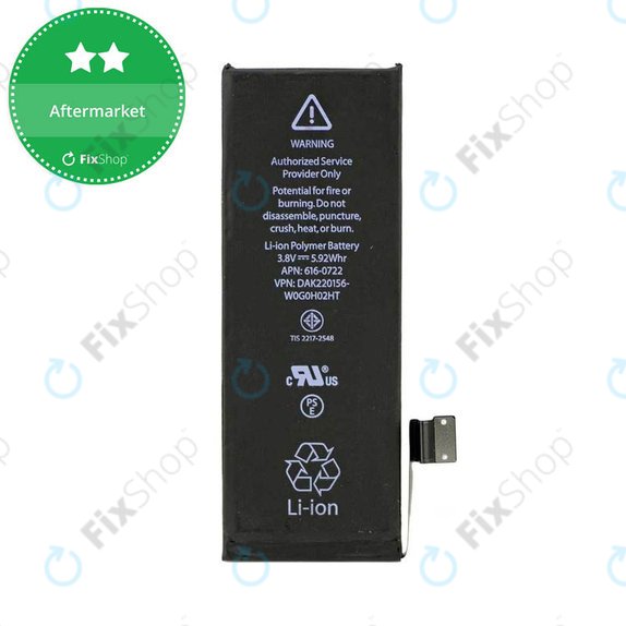 Akkumulátor iPhone 5S, 1560mAh