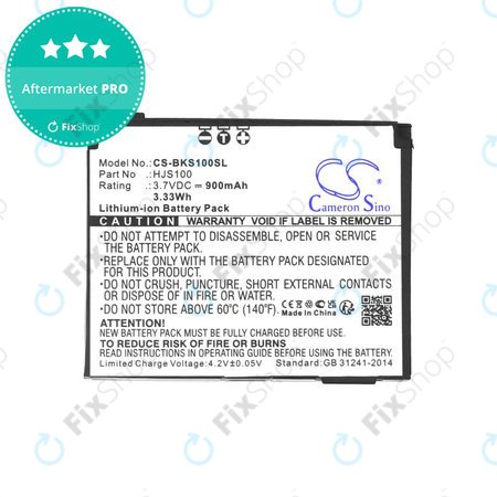 Akkumulátor Becker HJS 100, HJS100, Li-Ion, 3.7V, 900mAh, HQ