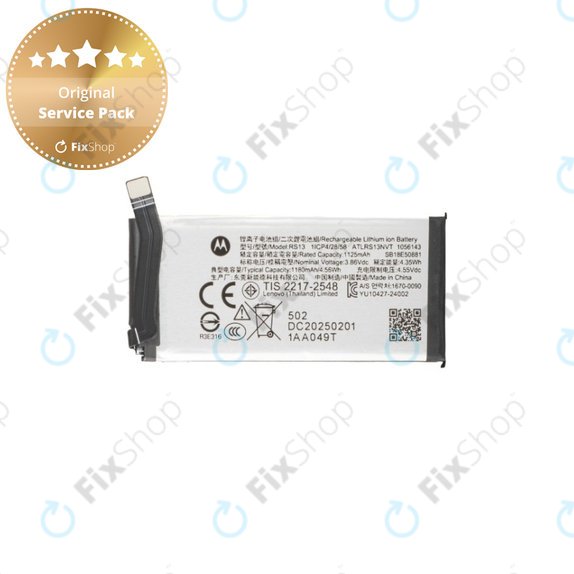Motorola Razr 60 Ultra - Akkumulátor RS13 1180mAh - SB18E50881 Genuine Service Pack