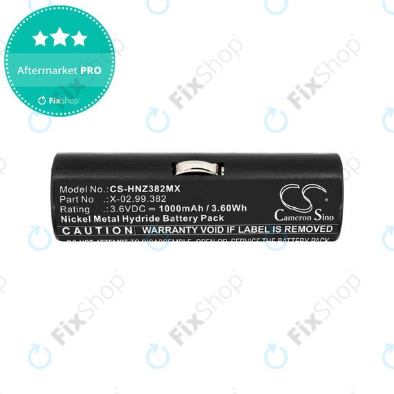 Akkumulátor Heine Ophthalmoscope Beta 200, 1000mAh, Ni-MH, 3.6V, X-02.99.382, HQ