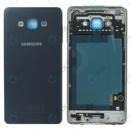 Samsung Galaxy A7 A700F - Akkumulátor Fedőlap (Midnight Black) - GH96-08413B Genuine Service Pack