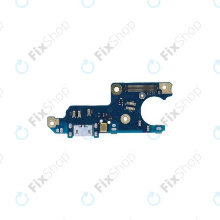 Nokia 6 - Töltő Csatlakozó + Mikrofon PCB Alaplap - 31PLEA1000E Genuine Service Pack