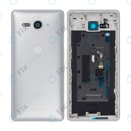 Sony Xperia XZ2 Compact - Akkumulátor Fedőlap (Ezüst) - 1313-0870