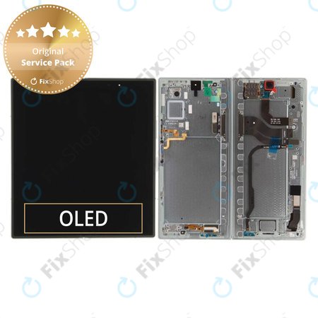 Samsung Galaxy Z Fold 7 F966B - LCD Kijelző + Érintőüveg + Keret (Mint) - GH82-37548D Genuine Service Pack
