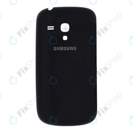 Samsung Galaxy S3 Mini i8190 - Akkumulátor Fedőlap (Onyx Black)