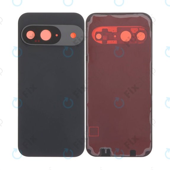 Google Pixel 9 - Akkumulátor Fedőlap Komplett (Obsidian)