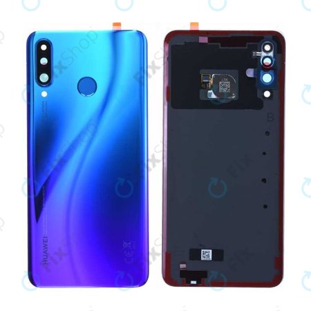 Huawei P30 Lite - Akkumulátor Fedőlap (Peacock Blue) - 02352PMK Genuine Service Pack