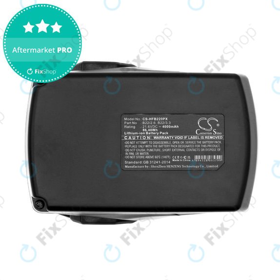 Akkumulátor Hilti B22 Ag 125-A22, Wsr 22-A, 4000mAh, Li-Ion, 21.6V, B22/2.6, HQ