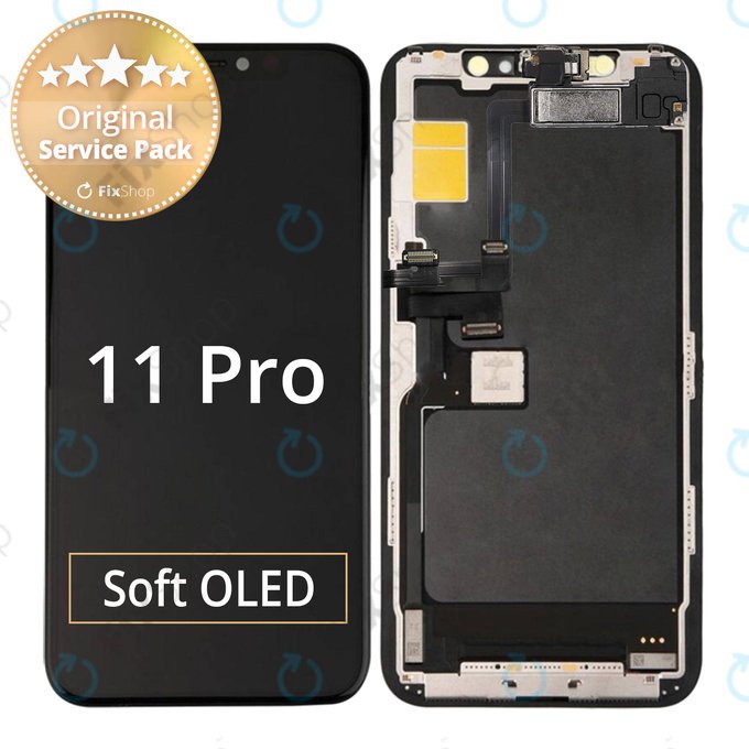 Apple iPhone 11 Pro - LCD Kijelző + Érintőüveg + Keret - 661-15931 Genuine Service Pack